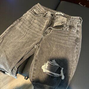 PacSun Women's Black and Grey Jeans